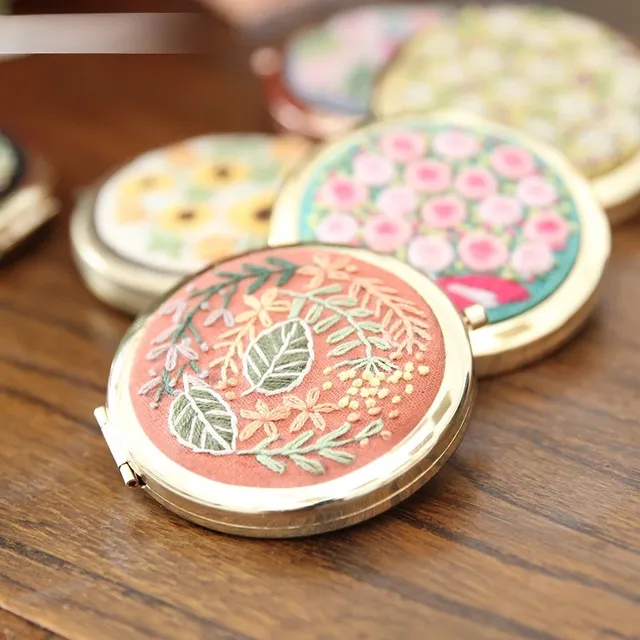 Mini miroir de maquillage rond – vue 4
