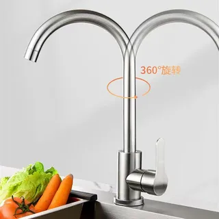 Robinet de cuisine noir mélangeur de cuisine en acier inoxydable…