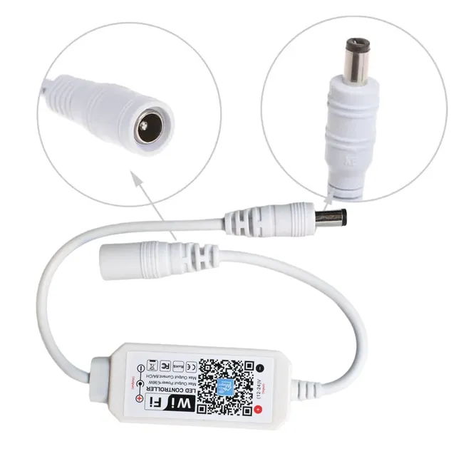 LED contrôleur WiFi intelligent DC 12 V 24 V variateur… – vue 2