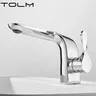 TOLM robinet de lavabo de salle de bains en laiton chromé – vue 3