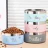 Bol personnalisé en acier inoxydable pour chien et chat – vue 3