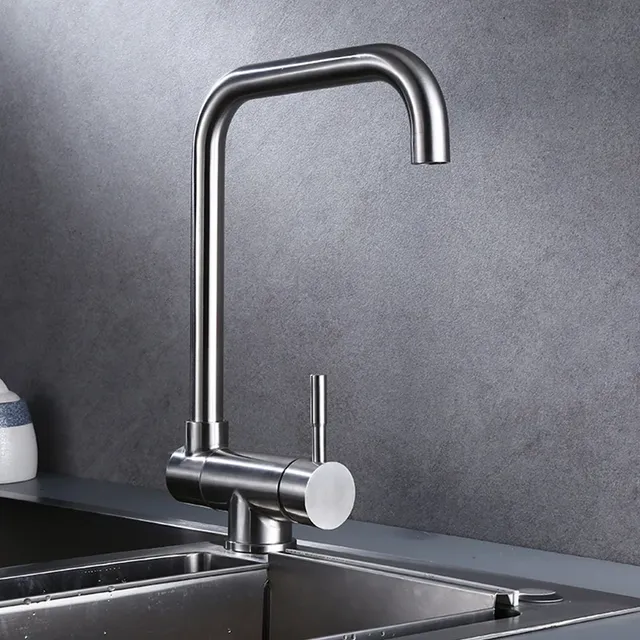 Robinet de cuisine en acier inoxydable – vue 4