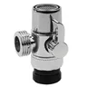 Déviateur robinet trois voies plastique chrome argenté… – vue 4