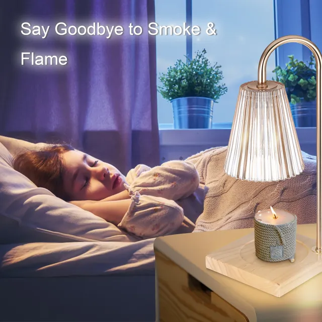Lampe chauffe bougie électrique variateur minuterie… – vue 5