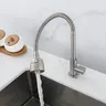 Robinet de cuisine rotatif universel monté sur le pont – vue 4