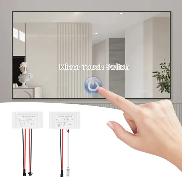 Commutateur de capteur tactile 12V salle de bains miroir… – vue 4
