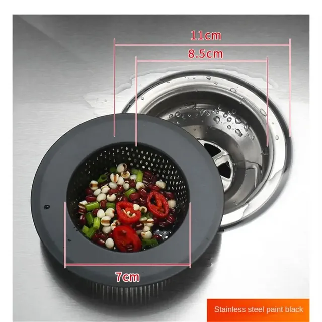 Filtre à crépine d'évier de cuisine en acier inoxydable – vue 4