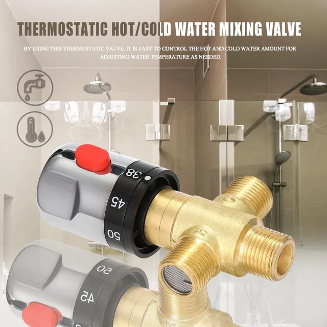 Robinet mitigeur thermostatique réglable – vue 3