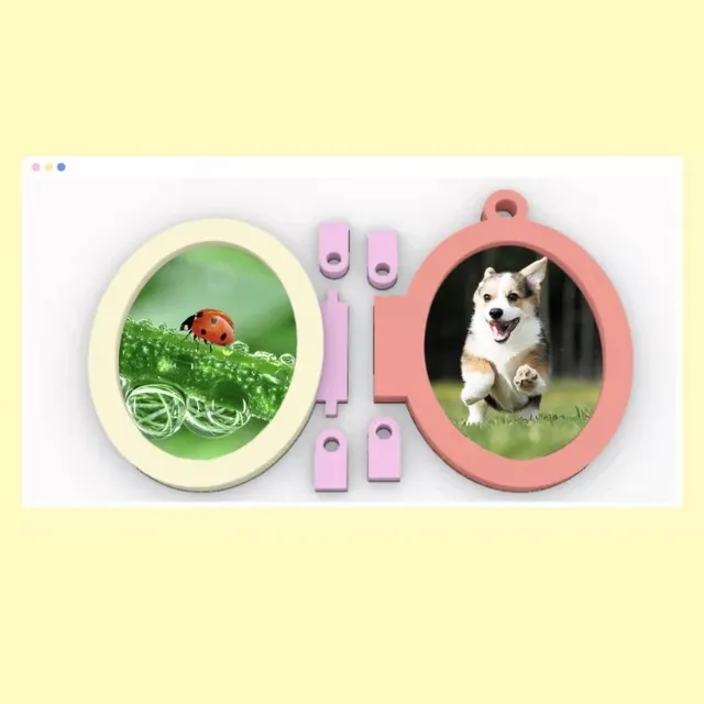 Moule en résine de Silicone ovale/cœur – vue 3