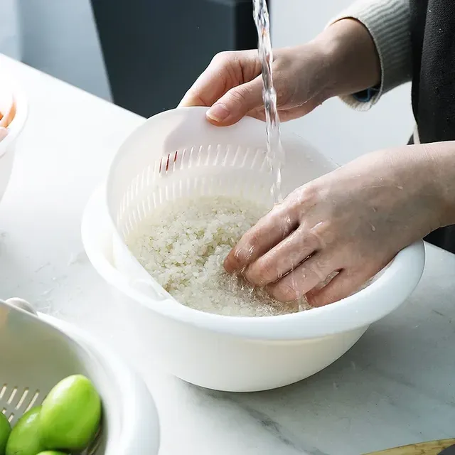 SZelBowl-mir en silicone à double égouttoir pour la… – vue 2