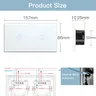 BSEED-Joli Mural Tactile Wifi Intelligent à 2 Voies – vue 6