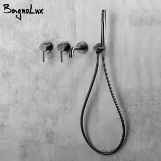 Mitigeur de douche ensemble de douche chaude et froide 2 voies…