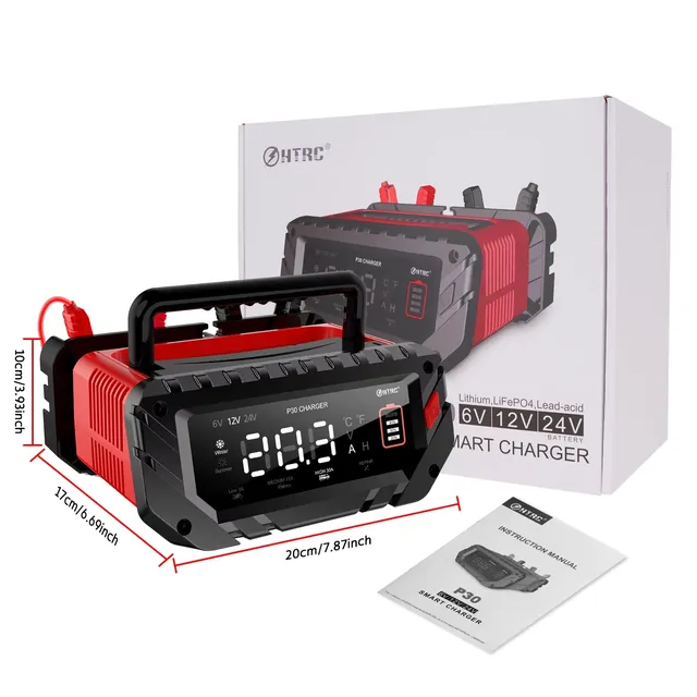 HTRC 30A chargeur de batterie de voiture 6V/12V/24V… – vue 6