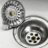 Crépine panier évier inox acier poli perforé…