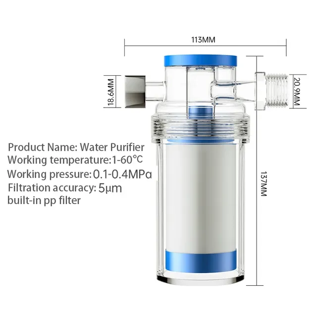 Filtre supporter ficateur d'eau domestique pour cuisine – vue 2