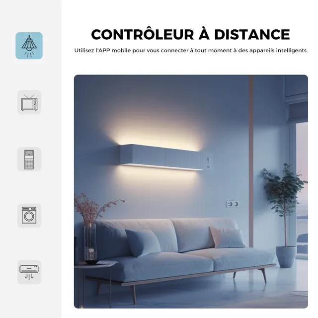 Avoir Tuya Wifi commutateur Vintage noir interrupteur… – vue 5