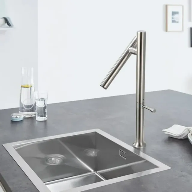 Robinets de cuisine en acier inoxydable 304 – vue 2