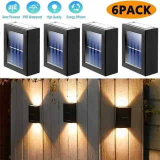 Lampes solaires haut et bas pour l'extérieur