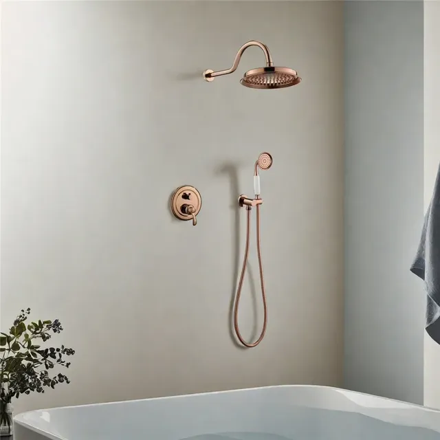 Ensemble de douche à effet de pluie Antique – vue 3