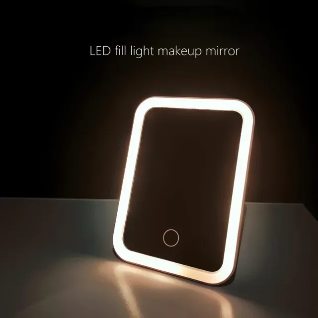 Miroir de maquillage à écran tactile LED – vue 3