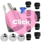 Tête de robinet de cuisine de remplacement, pulvérisateur à 9 buses, économie d&rsquo;eau, douche, lavabo de salle de bains, remplacement de robinet d&rsquo;évier