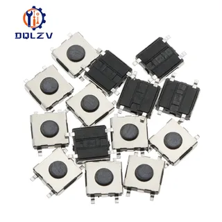 50/100 pièces 4.5*4.5*1.5 interrupteur tactile 4 broches SMD…