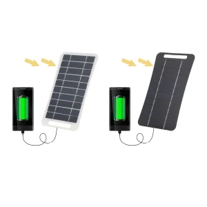 Petit panneau solaire en silicium monocristallin, haute efficacité, 5V, 5W, USB, conception de poignée pour le Camping en plein air Petit panneau solaire en silicium monocristallin, haute efficacité, 5V, 5W, USB, conception de poignée pour le Camping en plein air