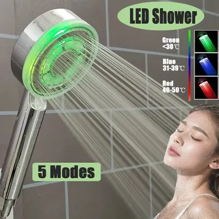Pommeau de douche coloré