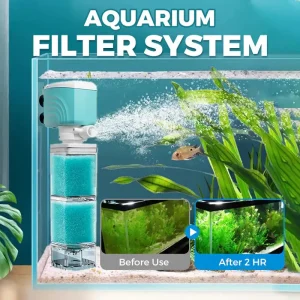 Système de filtre d’aquarium automatique 4W/220V, filtre intégré, Circulation d’eau oxygénée, pompe à eau Anti-reflux, prise américaine Système de filtre d’aquarium automatique 4W/220V, filtre intégré, Circulation d’eau oxygénée, pompe à eau Anti-reflux, prise américaine