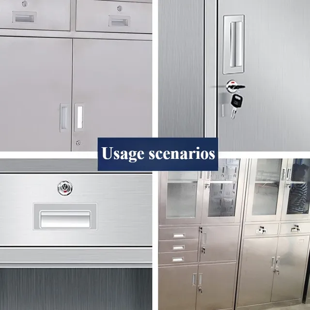 Poignée encastrée cuvette armoire tiroir coulissante… – vue 2