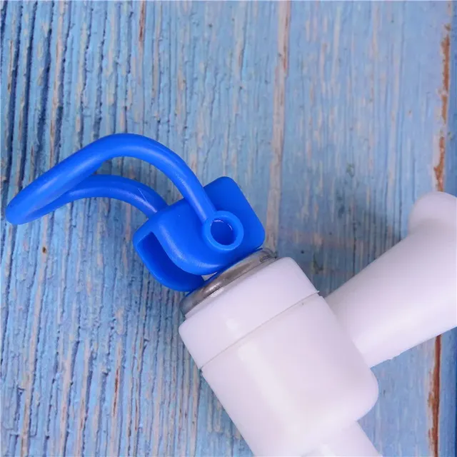 Distributeur eau poussoir plastique alimentaire blanc… – vue 3