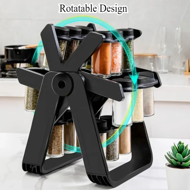 Support de rangement rotatif domestique – vue 2