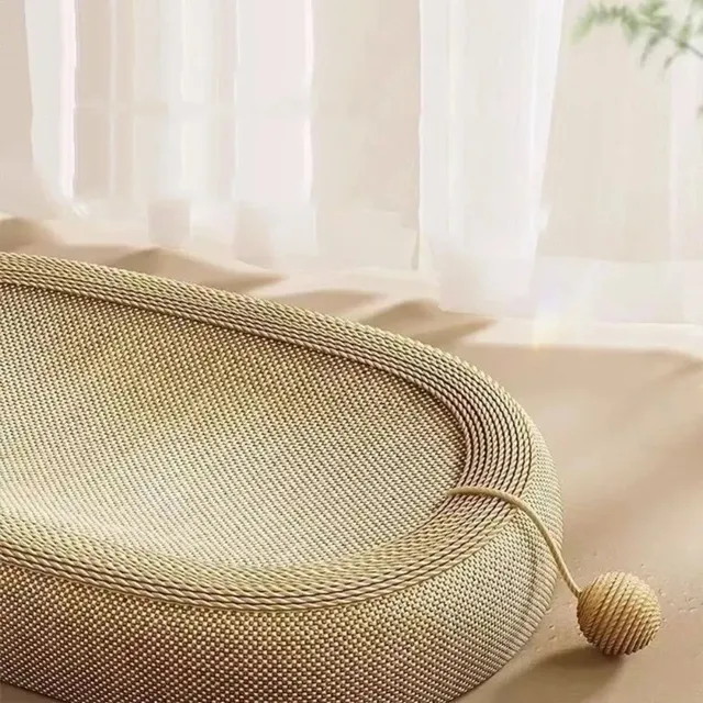 Lit à gratter ovale pour chat – vue 2
