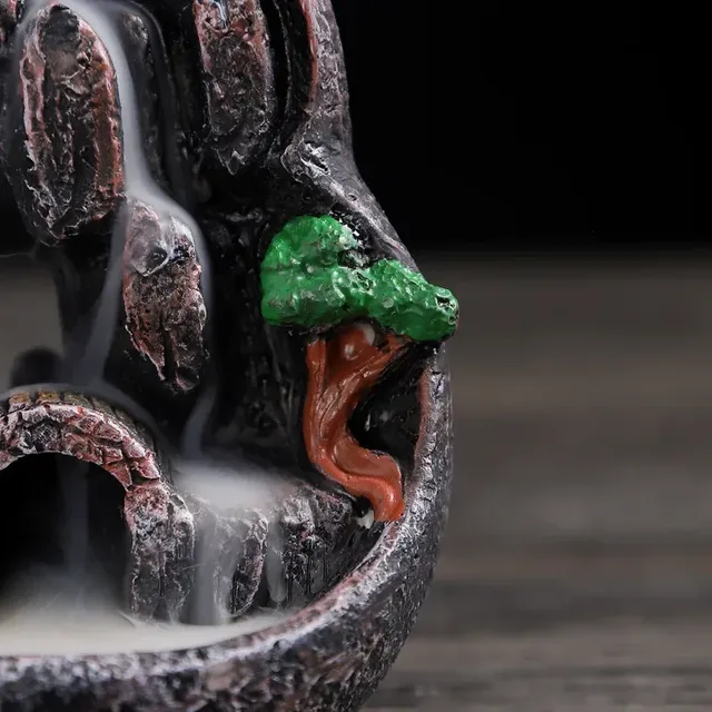 Brûleur encens reflux cascade résine imitation pierre… – vue 5