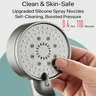 Pommeau de douche à pression Durable en acier inoxydable – vue 2