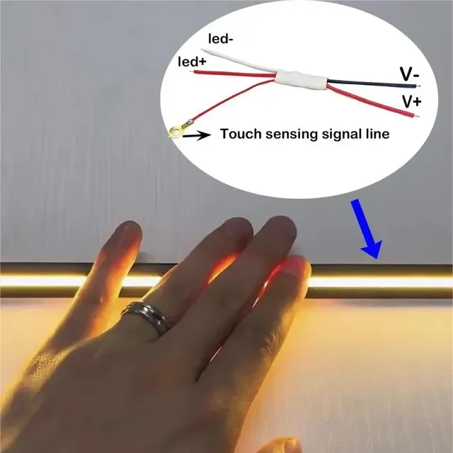 Variateur de commutateur tactile en métal – vue 4
