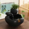 6262Vase hydroponique fontaine en céramique – vue 2