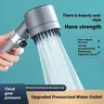 Pommeau douche main tête brosse silicone anthracite… – vue 6