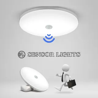 Plafonnier LED intelligent avec capteur de mouvement PIR