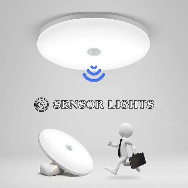 Plafonnier LED intelligent avec capteur de mouvement PIR