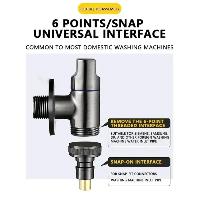Robinet laiton angle sortie unique interrupteur… – vue 3