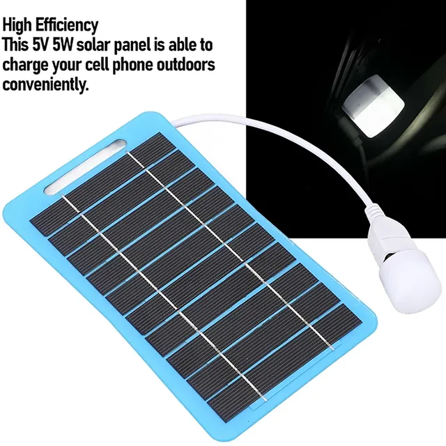 Panneau solaire 2W 5W avec USB – vue 6