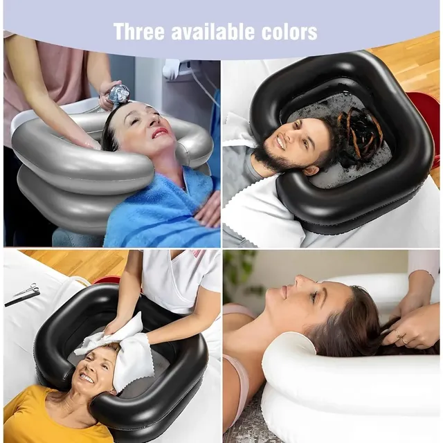 Lavabo gonflable portatif de shampooing de PVC pour le… – vue 5