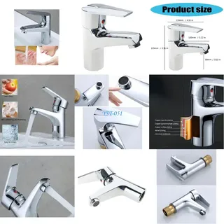 Robinet d'évier salle bains contemporain E15A