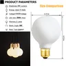 Ampoule LED à intensité variable E26 E27 5W G80 – vue 2