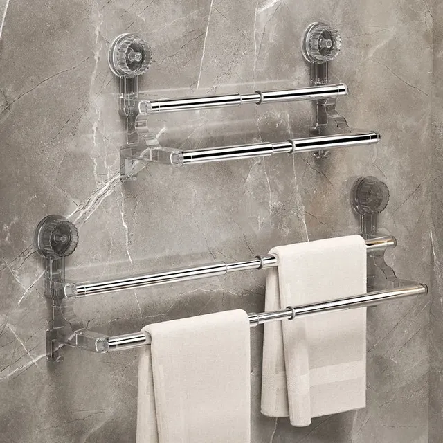 Porte-serviettes mural à ventouse 50-100CM – vue 4