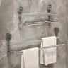 Porte-serviettes mural à ventouse 50-100CM – vue 4