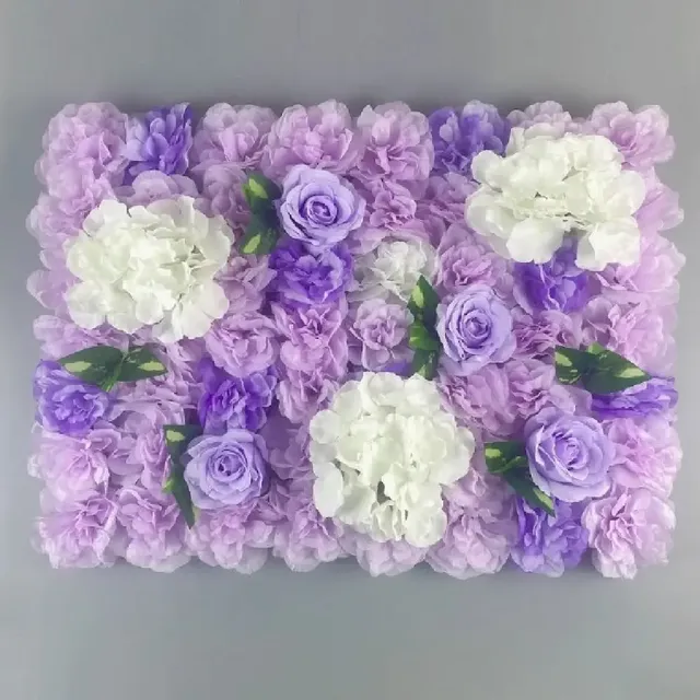 Panneaux muraux de fleurs artificielles faits à la main – vue 3