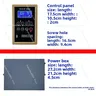 Panneau commande sauna infrarouge noir écran LCD… – vue 2