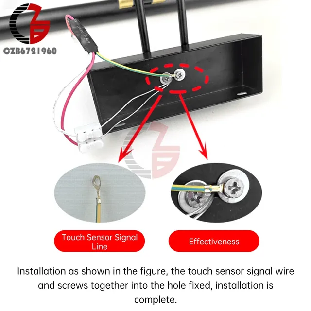 3.7V 5V 12V 24V interrupteur à capteur tactile DC 3-24V… – vue 5